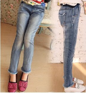 rough jeans for girls