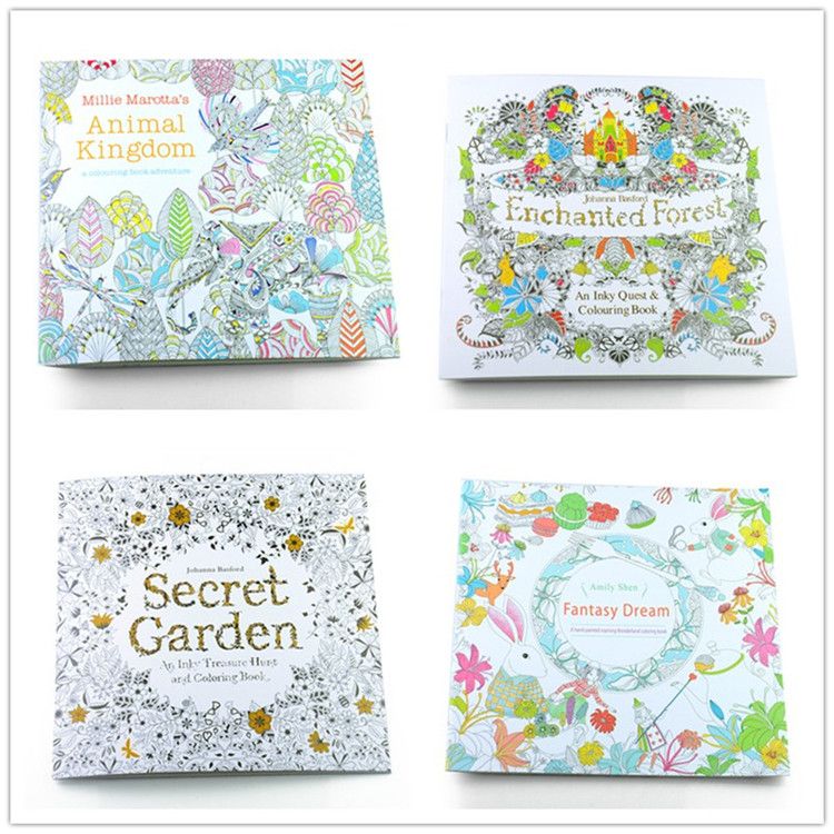 Lost Ocean Secret Garden An Inky Treasure Hunt And Coloring Book For Children Adult Relieve Stress