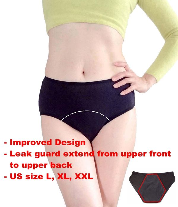 2020 XL/XXL/XXXL Plus Size Womens Period Leak Proof Underwear Menstrual