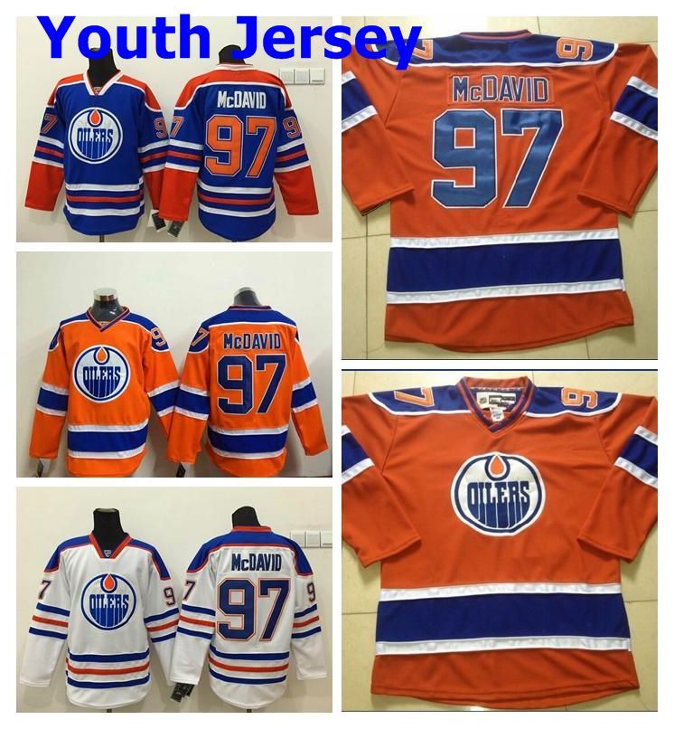 2020 Youth Edmonton Connor McDavid Jersey Kids Hockey Jerseys Cheap