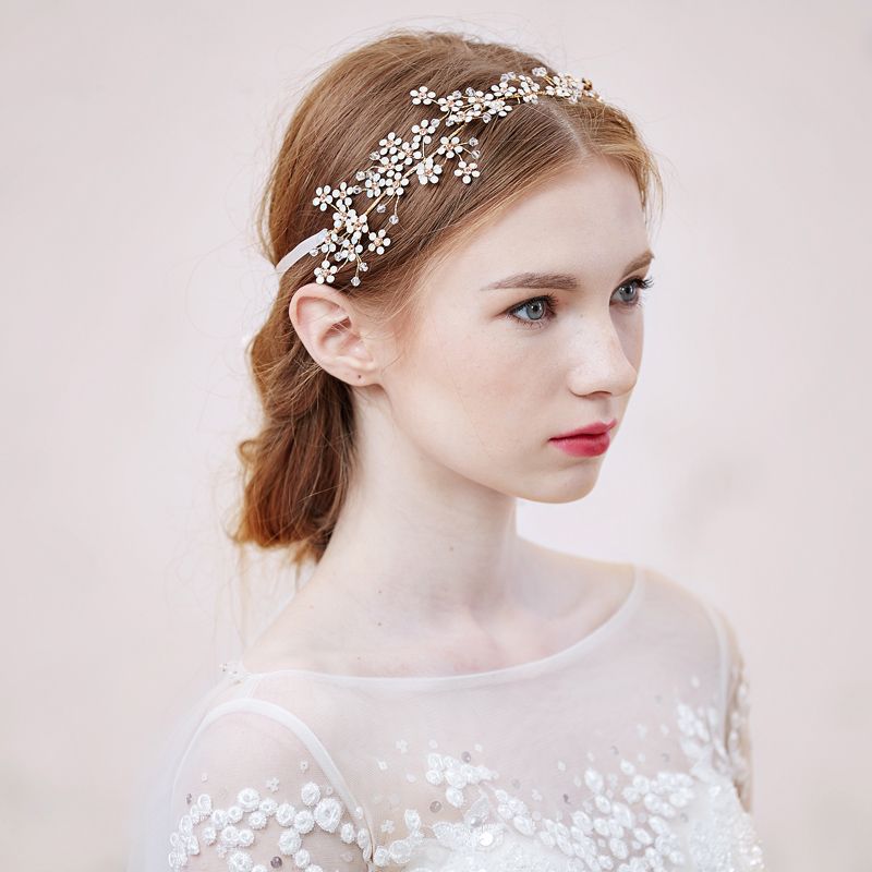 crystal hair vine wedding