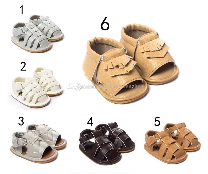 leather baby sandals