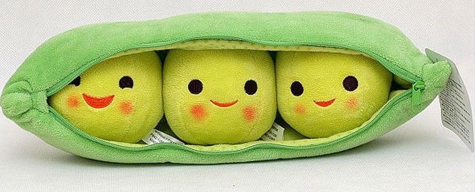 pea pod stuffed animal