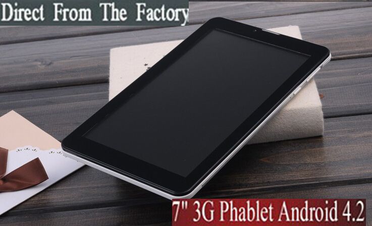 Best Smartphone 7 Inch Android 4.2 Phablet Unlocked Phone Dual Core Dual Sim Bluetooth Tablet Pc ...