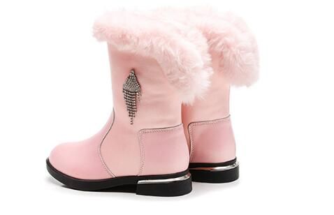 Venda Por Atacado De BRAND 3 Meninas 4 Meninas 5 Botas 6 Princesa 7 Crianças  8 Anos De Couro Com Caxemira 10 Outono E Inverno Botas De Neve Modernos E  De Baixo Preço| DHgate.Com