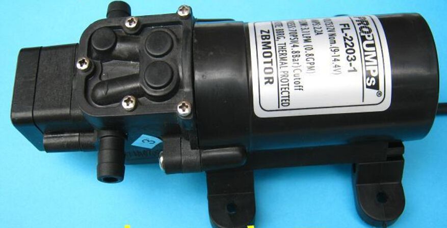 12 V Water Pressure Diaphragm PUMP High 70 PSI 4 L/MIN Caravan/Boat/RV 12 V Water Pressure Diaphragm PUMP High 70 PSI 4 L/MIN Caravan/Boat/RV
