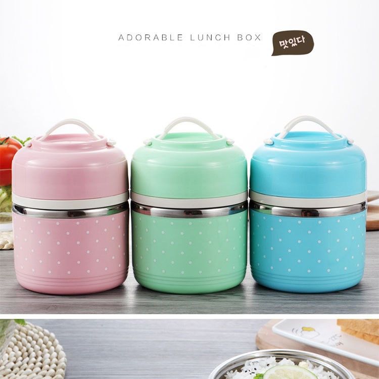 satin al yeni moda tasinabilir sevimli mini japon lunchbox kacak proof paslanmaz celik termal beslenme cantalari cocuk piknik gida saklama kabi