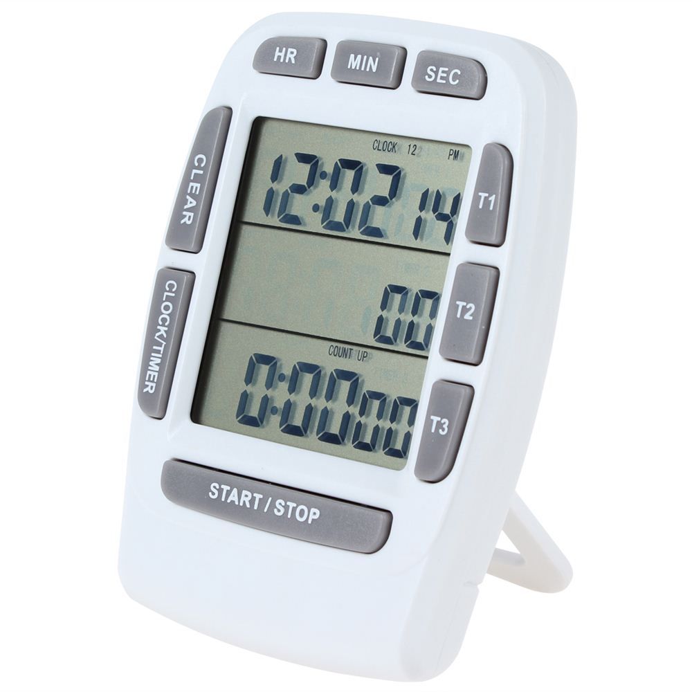 Acquista Cronometro Conto Alla Rovescia Orologio Digitale A 3 Righe Con Display Lcd A 3 Righe Cronometro Orologio Utensili Da Cucina A 14 35 Dal Shenyan02 Dhgate Com