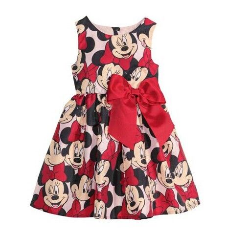 Vestito 2015 Nuovo Vestito Da Disegno Da Partito Del Vestito Di Minnie Del  Fumetto Di Alta Qualità Grande Fasciatura Fiocco Di Seta Rosso Da 7,8 € |  DHgate Italy
