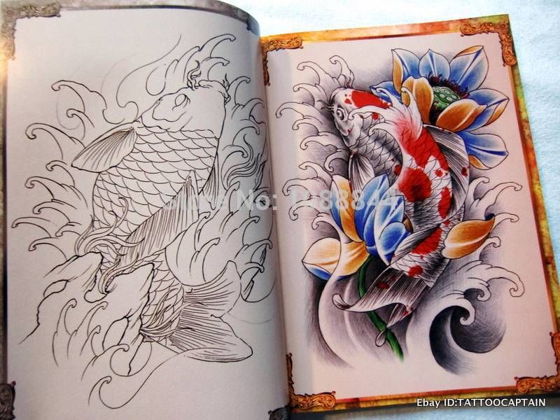Wholesale-Wholesale China Style Tattoo Flsh Book Hannya Skull Ghost Buddha Dragon Koi Flower Snake sketch book Outline Free shipping Wholesale-Wholesale China Style Tattoo Flsh Book Hannya Skull Ghost Buddha Dragon Koi Flower Snake sketch book Outline Free shipping
