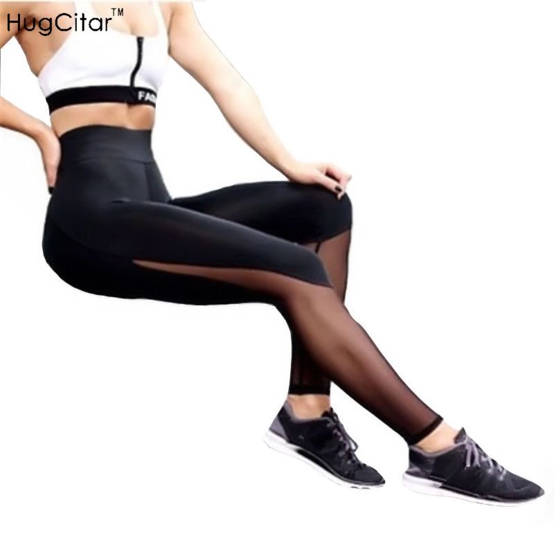Acquistare Leggings Pantaloni Nero Leggings Trasparenti In Mesh Traspirante  Con Patchwork Traspiranti Leggings Fitness Da Donna 171104 Economico |  Consegna Veloce E Qualità | DHgate Italy