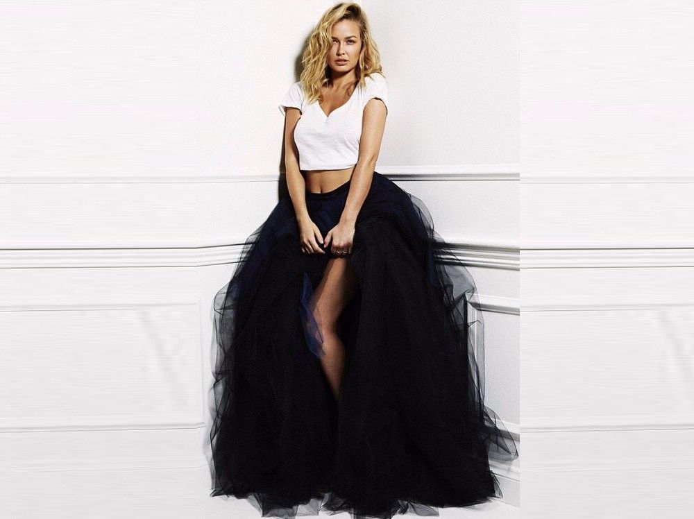 long tutu dress
