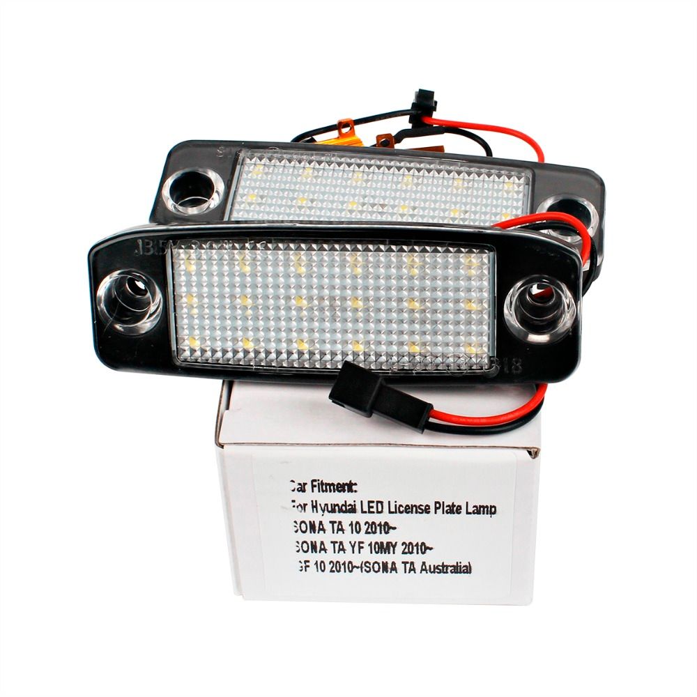 Car Led License Plate Lights 12v Smd Led Number Plate Lamp Bulb Kit For Hyundai Sonata Yf 10my Gf 10 Accessories From Vivian Astra 9 94 Dhgate Com