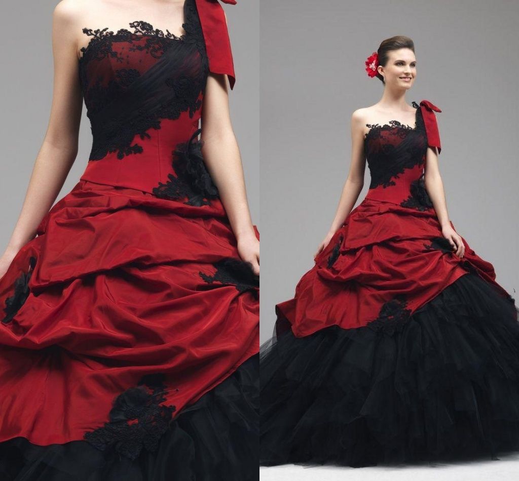 Black Lace Wedding Dress