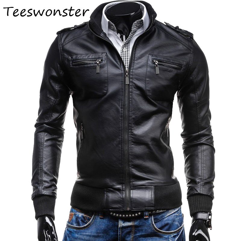 2019 Whole Motorcycle Jacket Mens Slim Fit Leather Clothing 2018 Spring New Fashion Korean From Tayler 51 17
