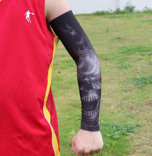 Sports Arm Sleeve Compression Arm Sleeve Anti Slip Basketball Football Baseball 