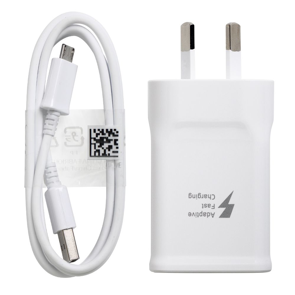 au Stock Genuine Samsung 9V Adaptador De Carga Rápida Cargador de viaje-Blanco au Stock Genuine Samsung 9V Adaptador De Carga Rápida Cargador de viaje-Blanco