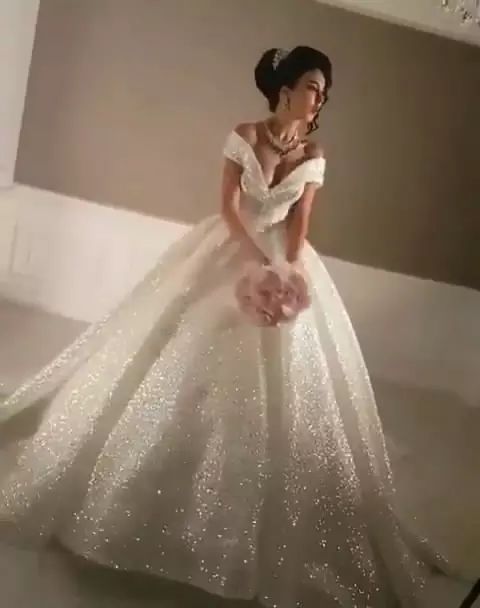 glitter gowns for wedding