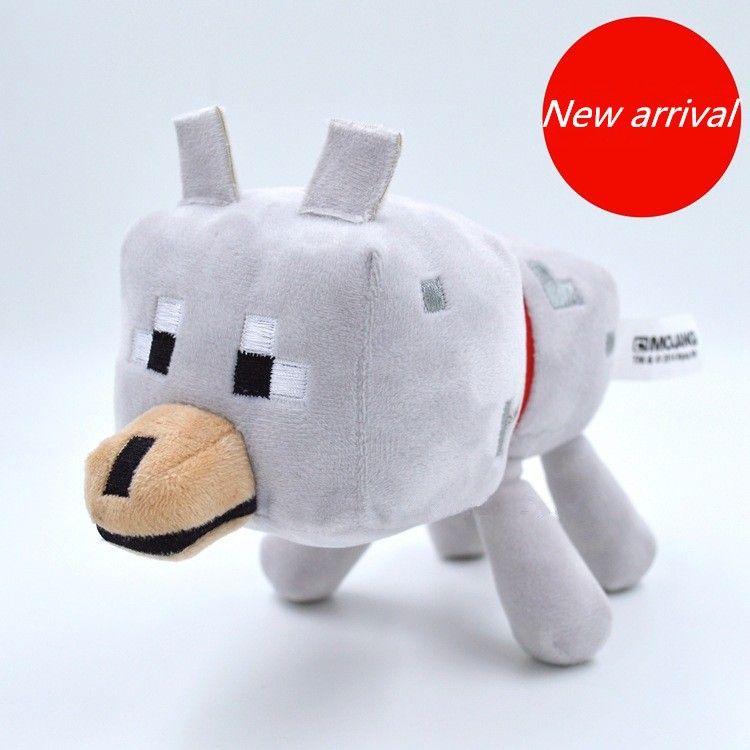minecraft baby wolf plush