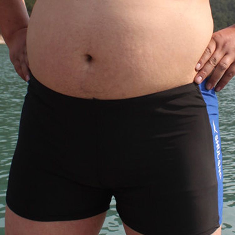 fat guy swim trunks