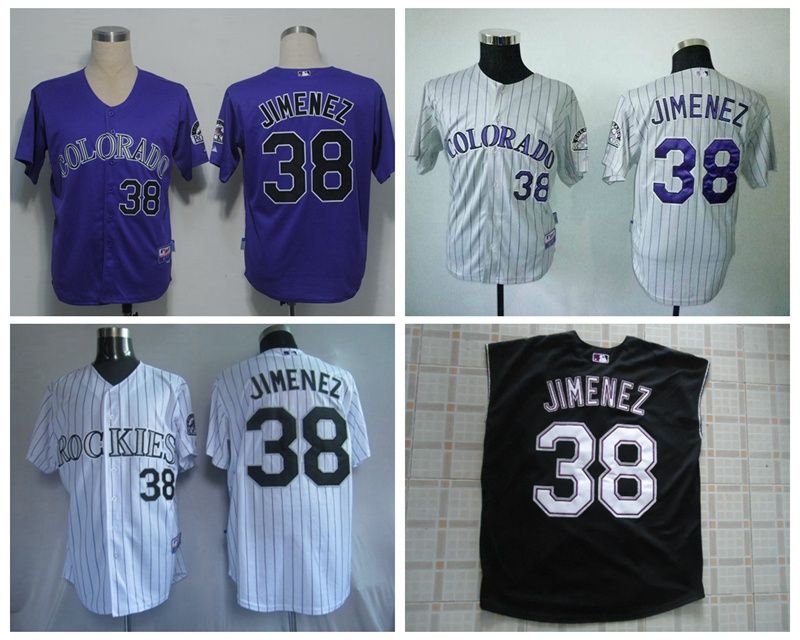 purple and white baseball jersey