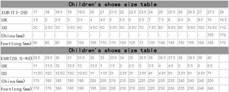 Yeezy Us Size Chart