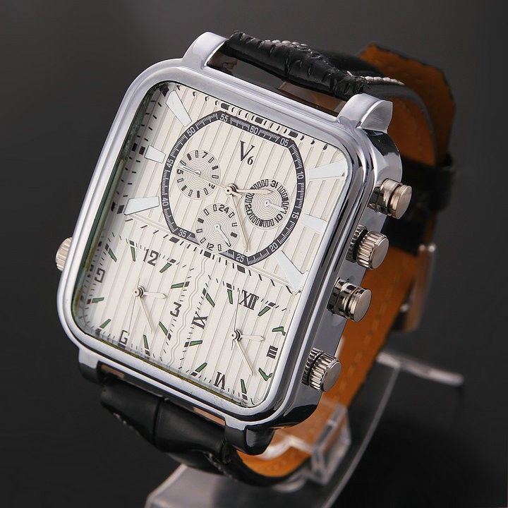square dial wrist watch