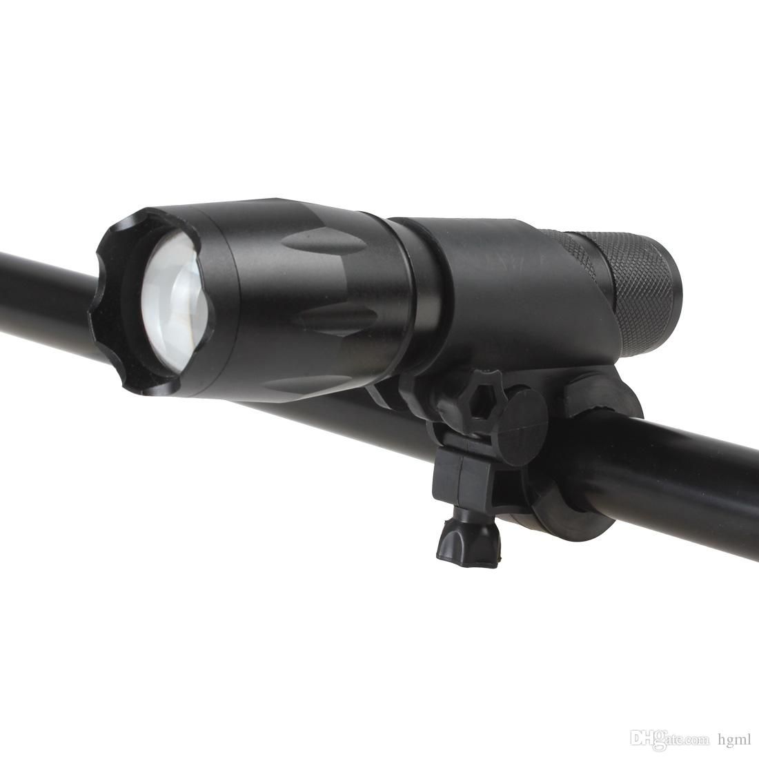 360 Bike Flashlight Mount Bicycle LED Light Holder Cycling Lamp Clamp Torch Clip