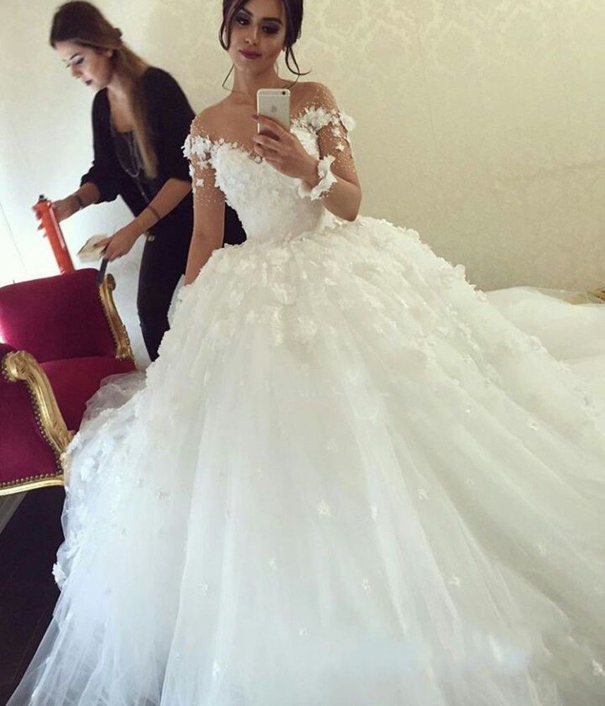modern ball gown wedding dress