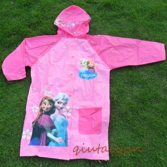 DHL Free Frozen Raincoat Children Rain 