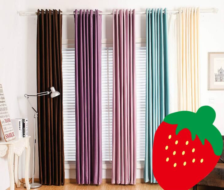 2019 Flannel Curtains Shade Curtain Elegant Luxury Curtain Solid Color Window Drapes Bedroom Living Room Balcony From Household Shop4 15 28