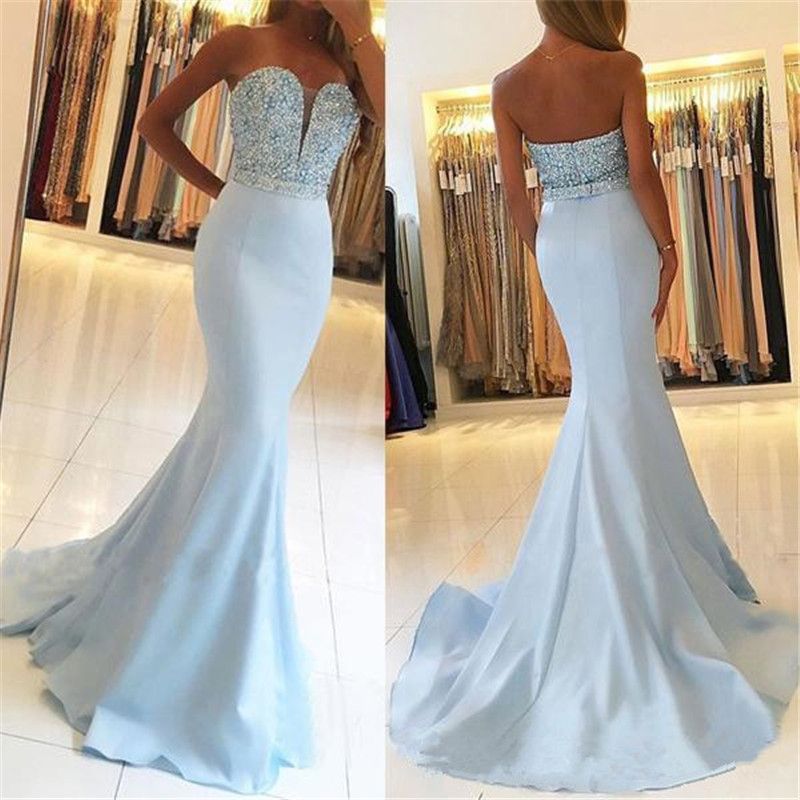 Vestiti Eleganti Lunghi Azzurri Flash Sales, 51% OFF |  www.ingeniovirtual.com