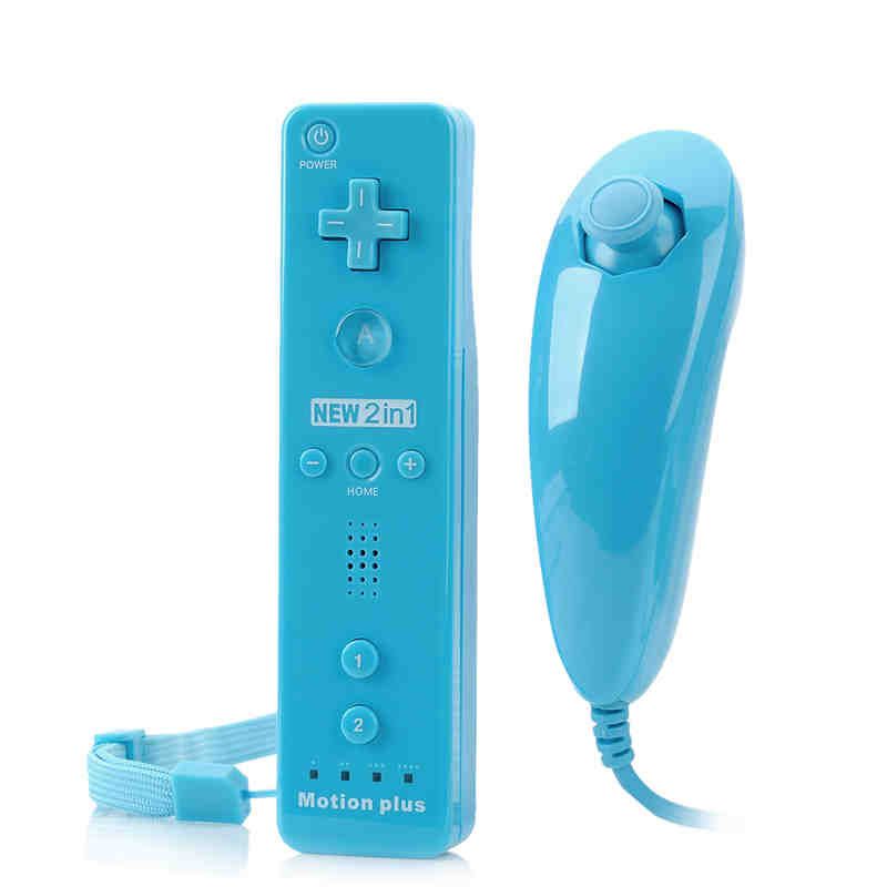 Wiimote Motion Plus 2in1 Remote And Controller Built In Motion Plus Remote Nunchuk Silicon Case