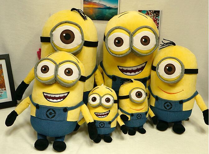 minion teddy bear large