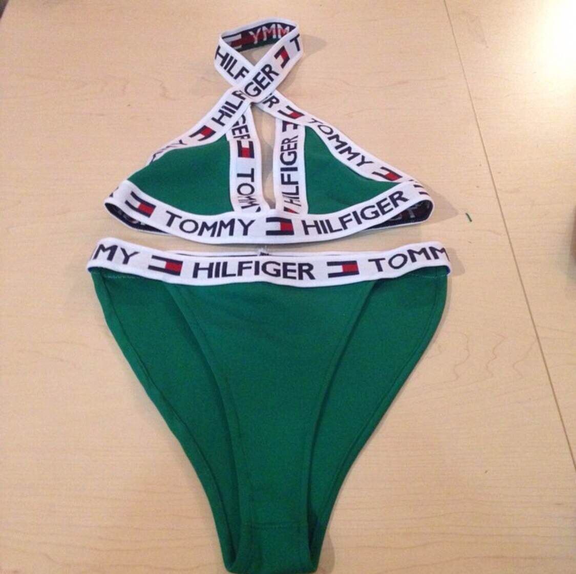 2 piece tommy hilfiger bathing suit