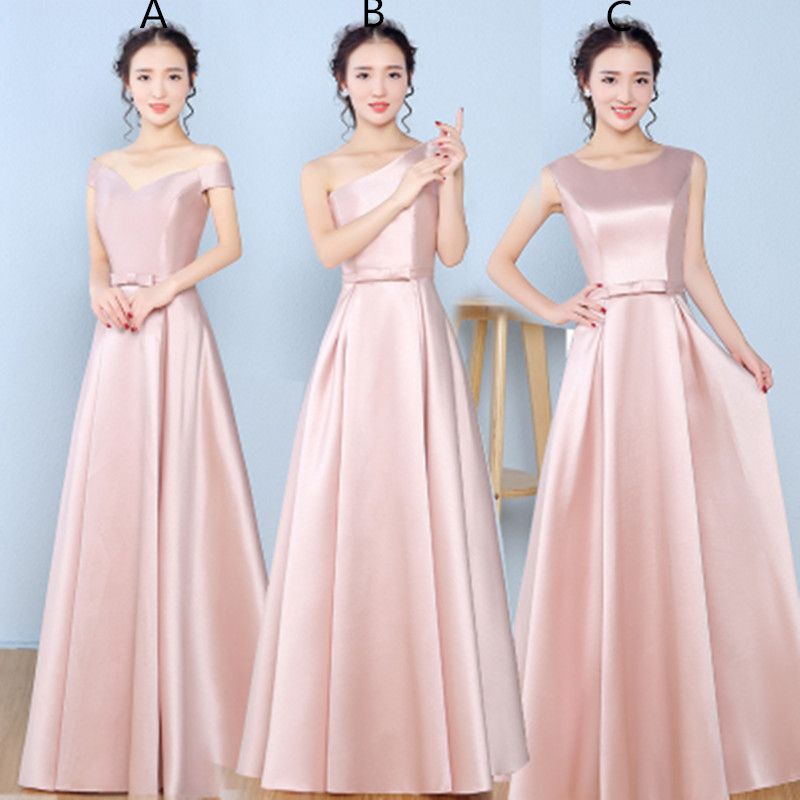 champagne pink dress