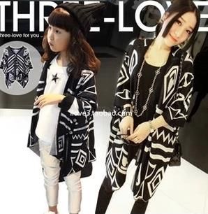 Mini Shatsu Girl Aztec Cardigan