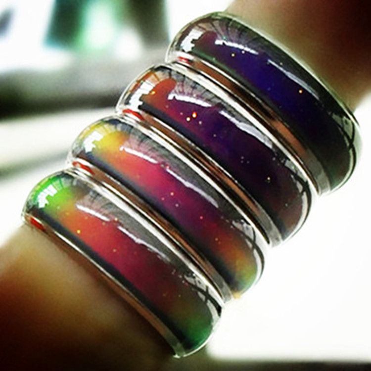 Ring Mood Wholesale Mix Size Mood Ring Change Color To Your Temperature