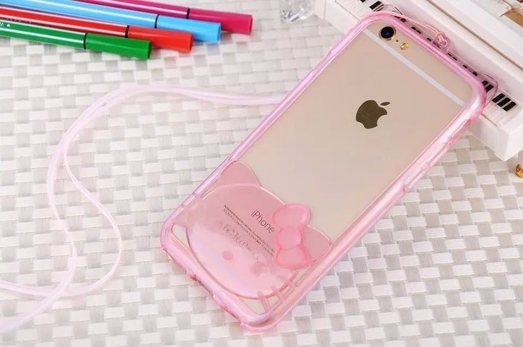 Cute Cartoon Animal Hello Kitty Crystal Clear Case Cover For IPhone 5S ...