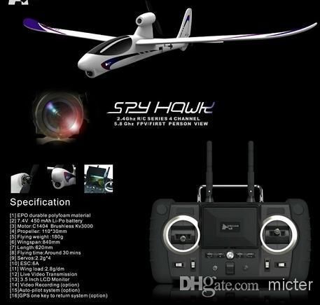 rc plane with live camera