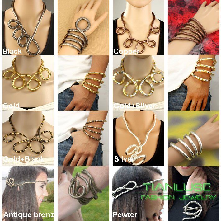 Multi Bendy Necklace Twistable Flexible 