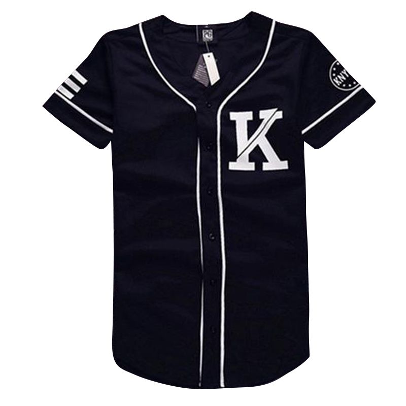 black baseball t shirt