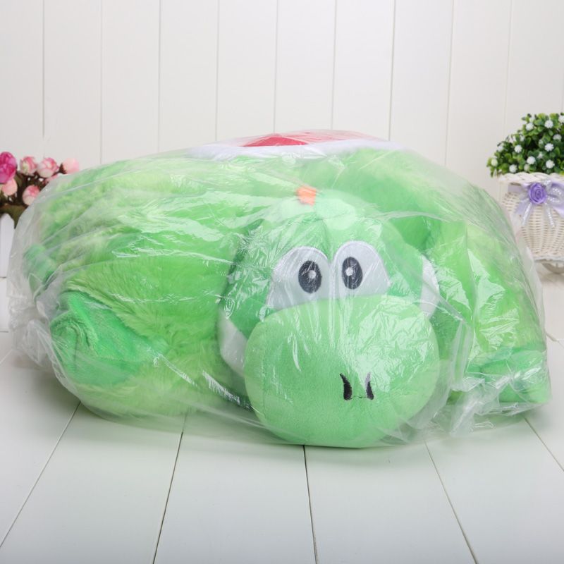 Buy Best And Latest BRAND Super Mario Bros Yoshi Transforming PET PILLOW Nap Sleep Car Cushion