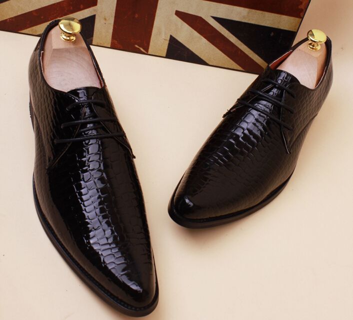 2015 New Dress Shoes Mens Casual Shoes Wedding Dress Shoes Leather ...