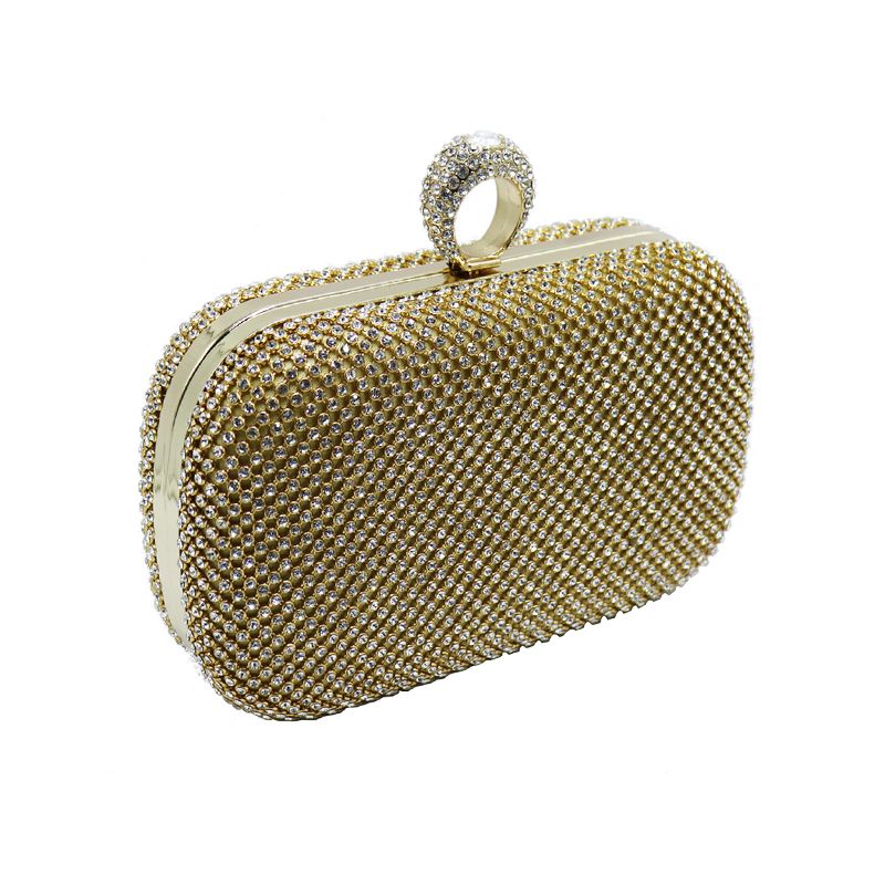 Acquistare Borsa Da Sera Da Donna Oro / Argento / Anello Nero Pochette Con  Pochette Da Sera Con Borse Da Sera In Strass Di Cristallo Economico |  Consegna Veloce E Qualità | DHgate Italy
