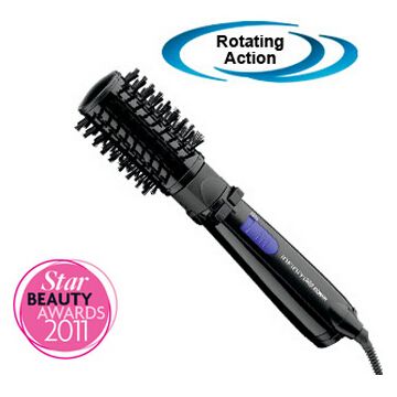 Pro Hair Roller Spin Air Brush Anti Static Detangling Comb Ceramic