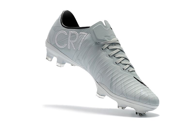 white cr7 soccer cleats