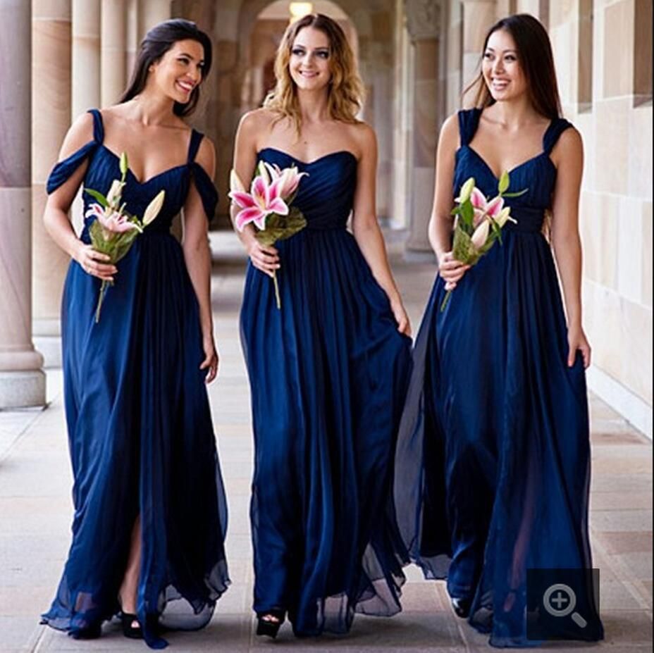 Cap Manga Larga Volante De Dama De Honor De Rojo Oscuro Azul Marino Vestido De Dama De Honor Vestidos De Fiesta Tamaño De Baile De 53,46 € | DHgate