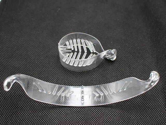 10 Black Plastic Banana Clips Hair Claw Ponytail Holder 58mm for DIY Craft