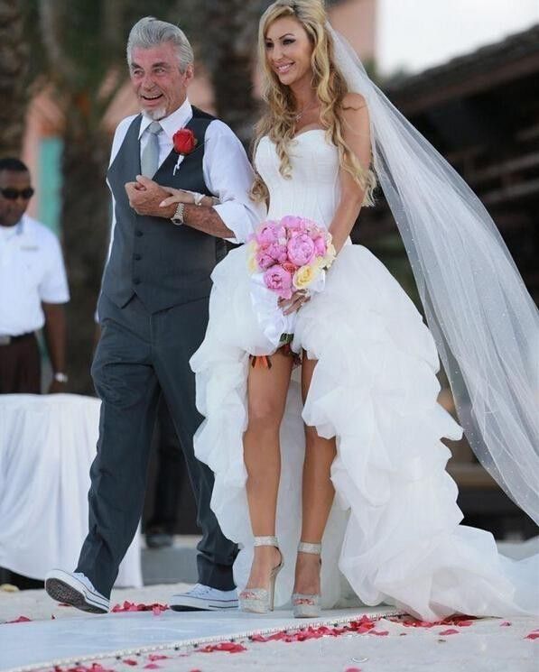 beach high low wedding dresses